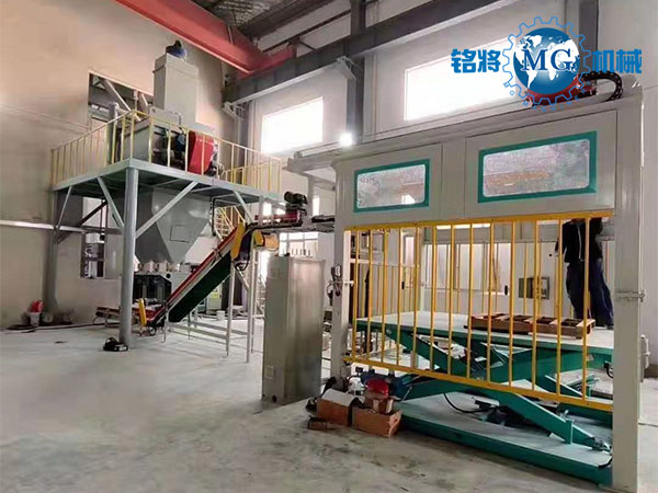 江蘇張家港輕質石膏砂漿自動化生產線安裝收尾！馬上準備試機啦！