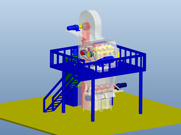 節能型干粉砂漿生產線 節能型干粉砂漿生產線