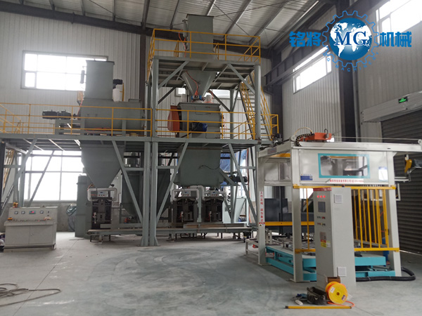 寧夏海原縣保溫砂漿生產(chǎn)線(xiàn)和膩?zhàn)臃凵a(chǎn)線(xiàn)