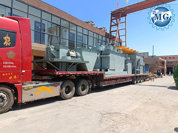 西安干粉砂漿設(shè)備裝車現(xiàn)場！